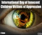 Saldırganlık kurbanları masum çocukların günü